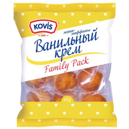 Мини-маффины Kovis Ваниль 470 гр