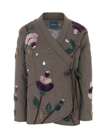 Телогрейка FLOWERS, хаки