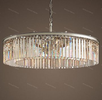 RHYS CLEAR GLASS PRISM ROUND Restoration Hardware