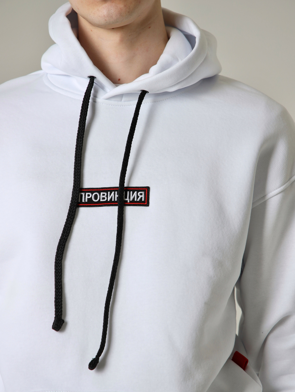 Купить худи мужское белое провинция