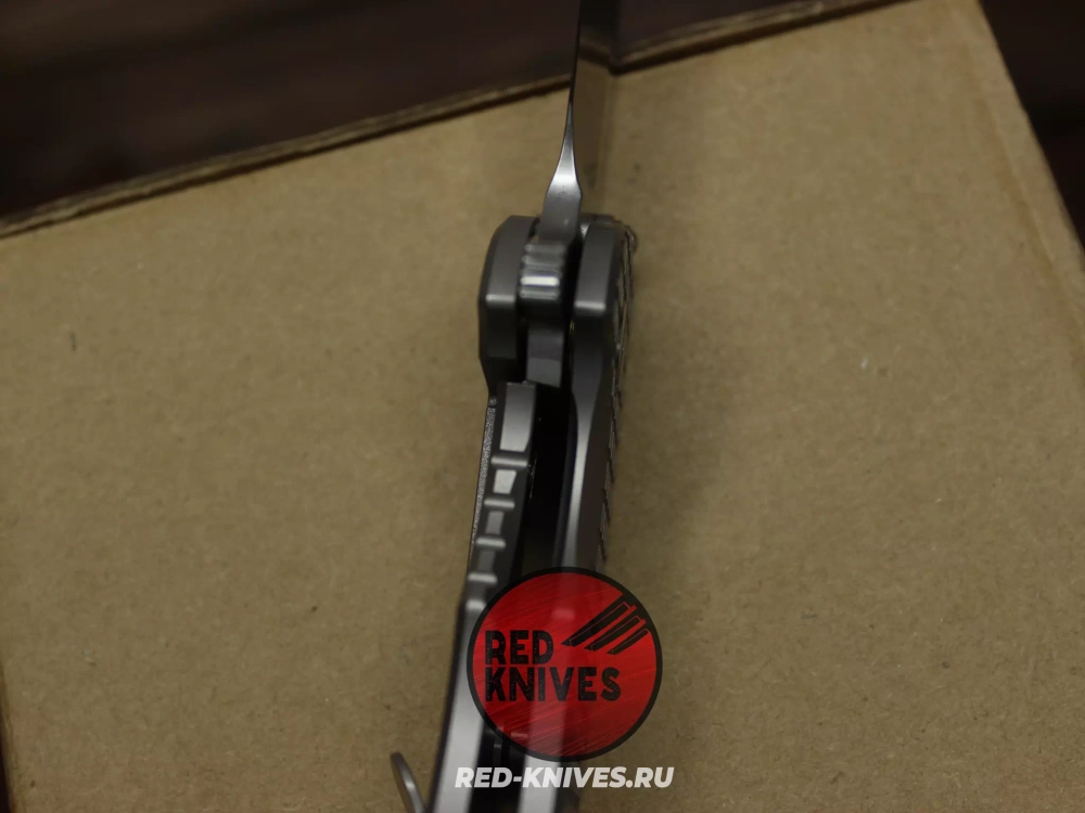 Нож HINDERER XM-18 SPEARPOINT Slicer TITANIUM - фрезеровка Frag RK-473
