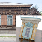Все семь сборных моделей наличников.