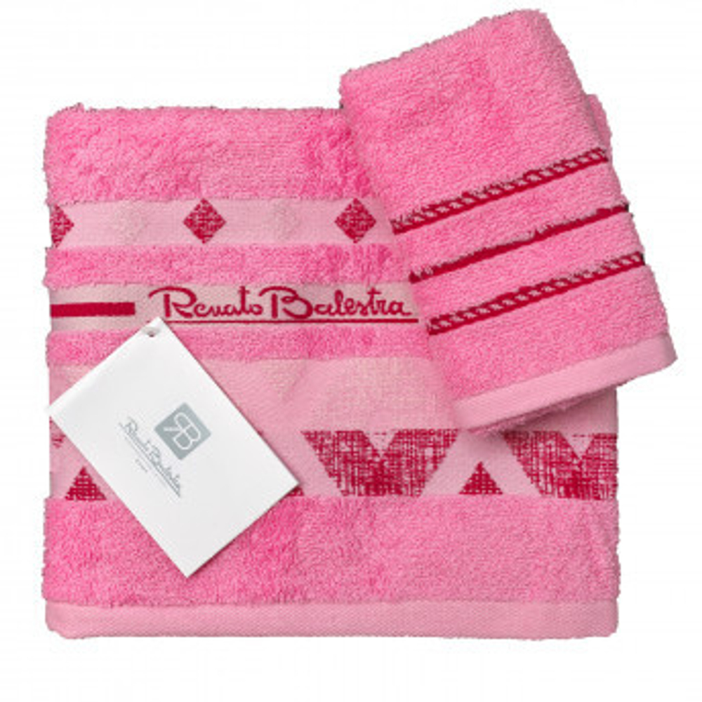 Набор полотенец 2шт Renato Balestra Невада Rosa розовый