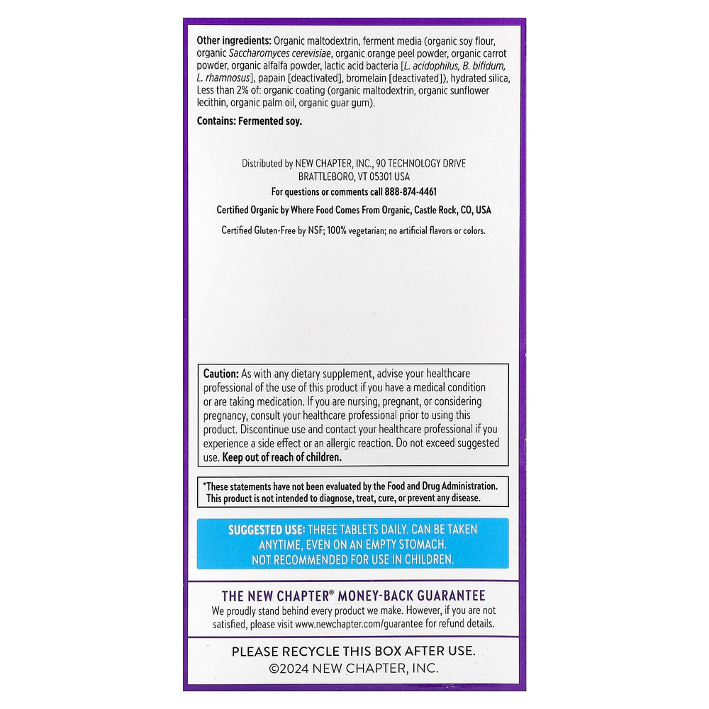 New Chapter, Perfect Calm™, мультивитамины, 144 вегетарианские таблетки