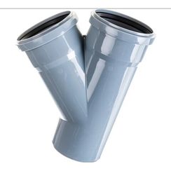 Тройник Политэк Пайп 110х110/45гр. ВК (25)