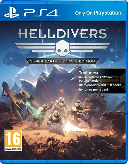 PS4 Helldivers: Super-Earth Ultimate Edition (Б/У, Полностью на русском языке, CUSA-02974)