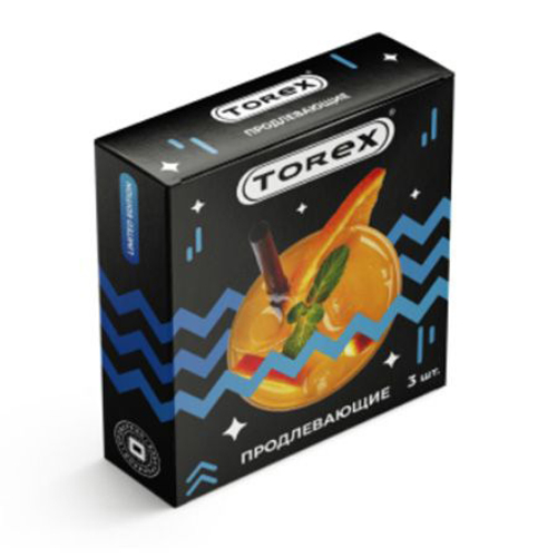 Презервативы с пролонгирующей смазкой Продлевающие Torex Party 3шт