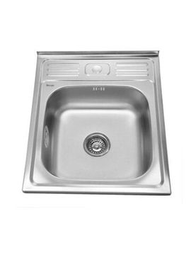 Мойка накладная 500х600  0,6/160 бол. сифон