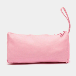 Пенал школьный текстильный подростковый с ручкой, пенал-косметичка, розовый