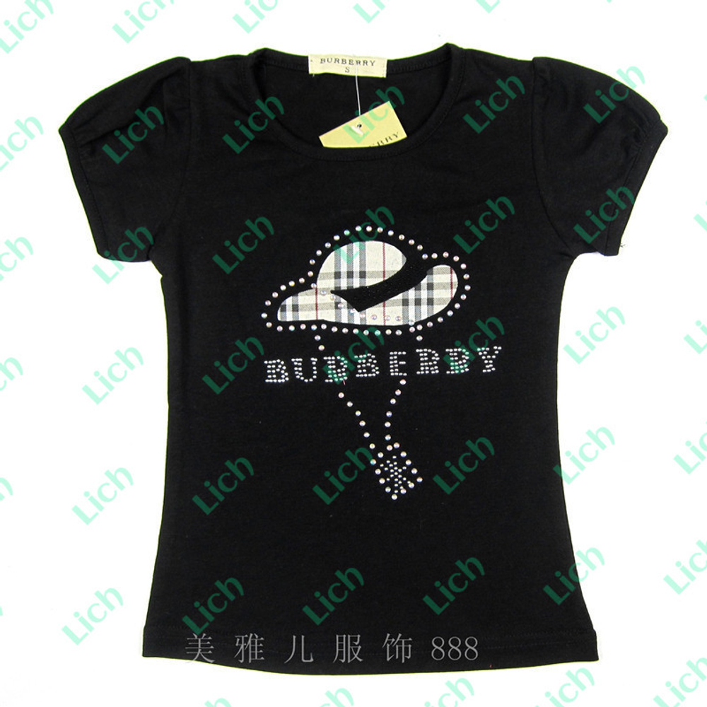 Футболка с надписью логотипа и принтом шляпы со стразами