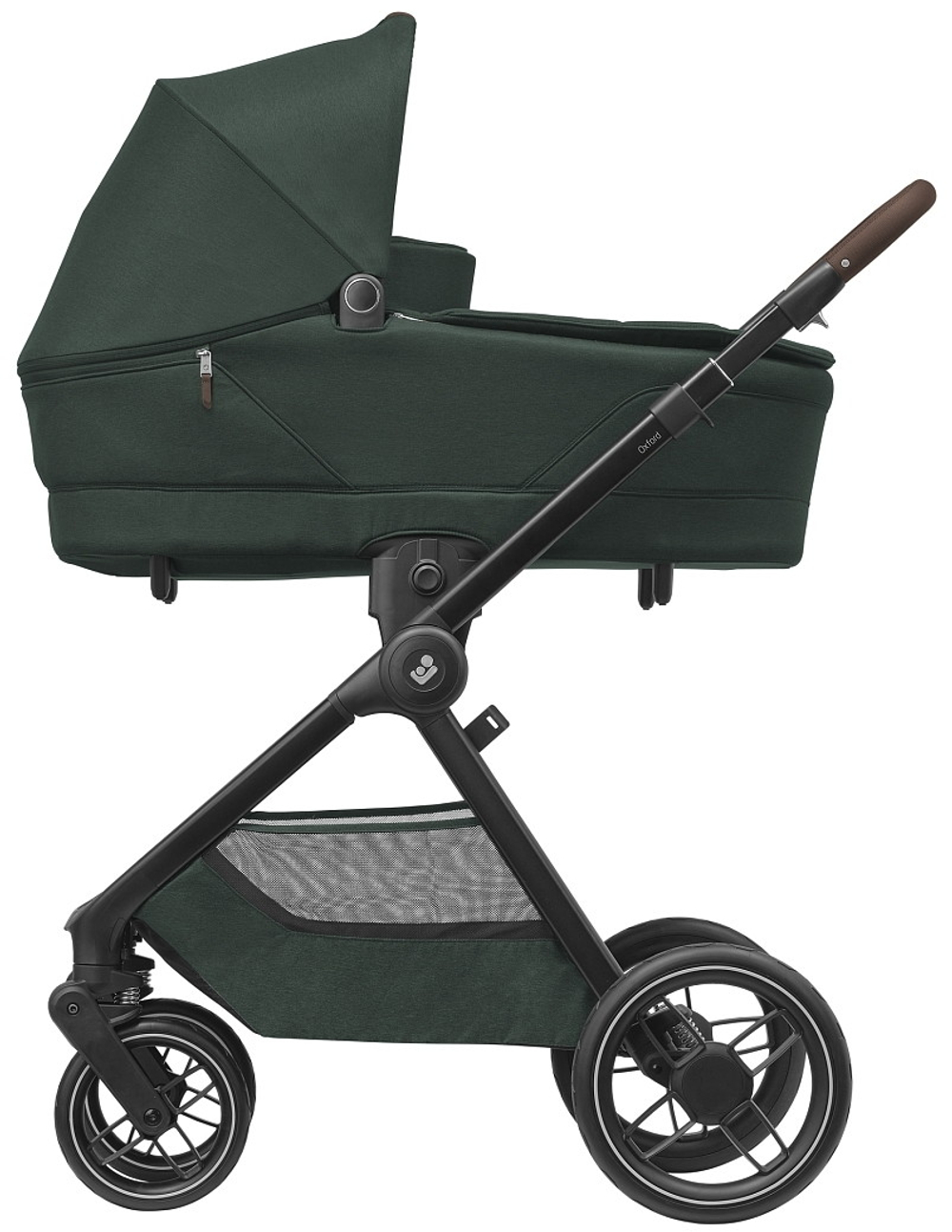 Коляска детская Maxi-Cosi Oxford Plus 3 в 1 с автокреслом CabrioFix Essential graphite 1978403110 Twillic Green/Зеленый