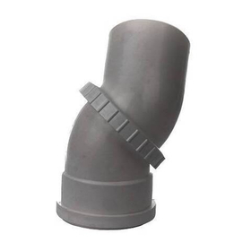 Отвод универсальный для внутренней канализации Sinikon Стандарт 110 мм