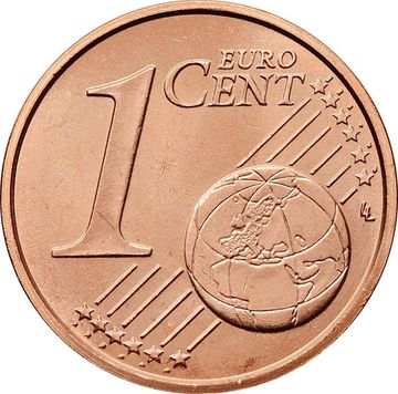 1 евроцент 2010 Италия (1 euro cent)