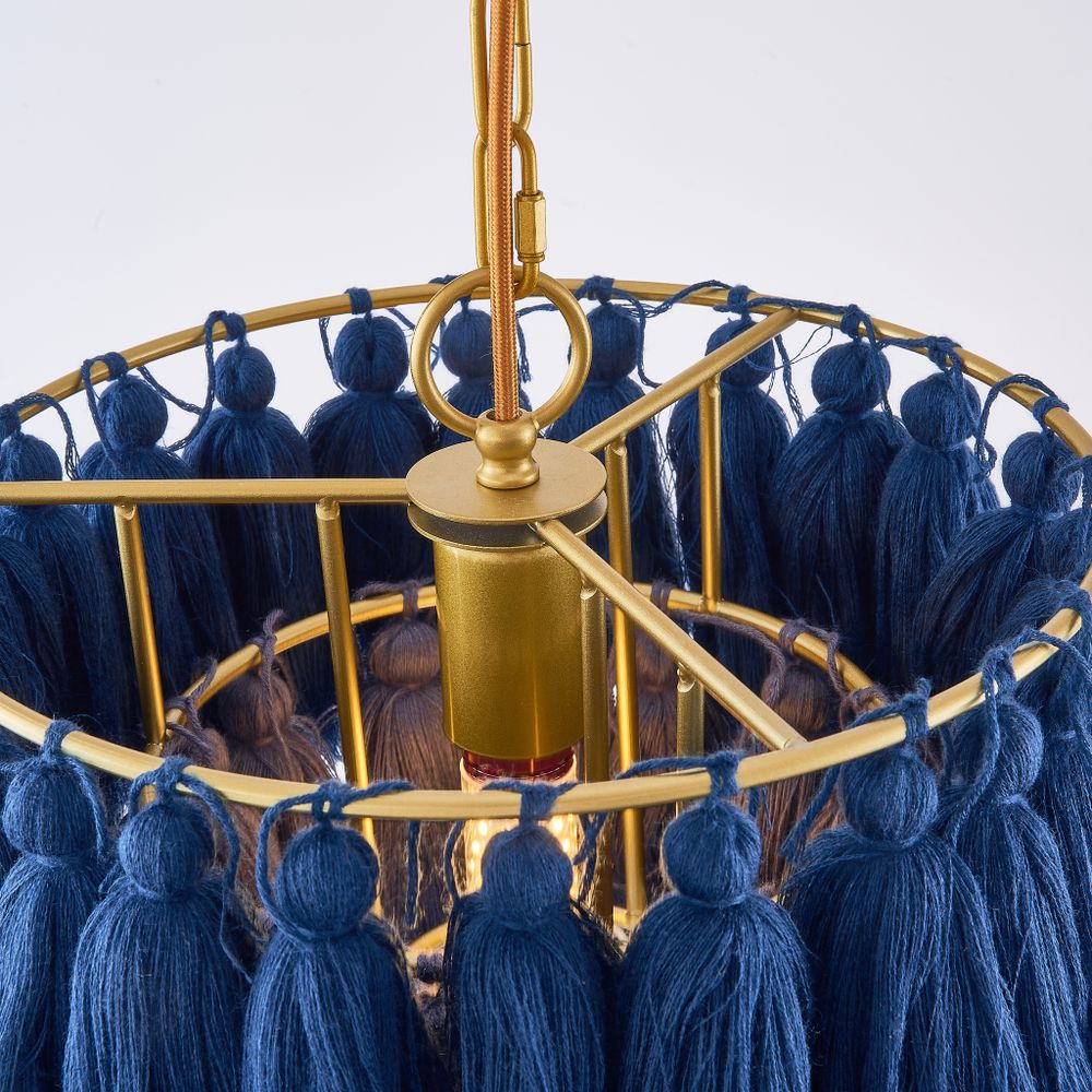 Подвесной светильник TASSEL Синий
