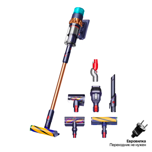 Беспроводной вертикальный пылесос Dyson Gen5 Detect Absolute (SV23), Prussian Blue / Copper (Берлинская лазурь / Медь), EU