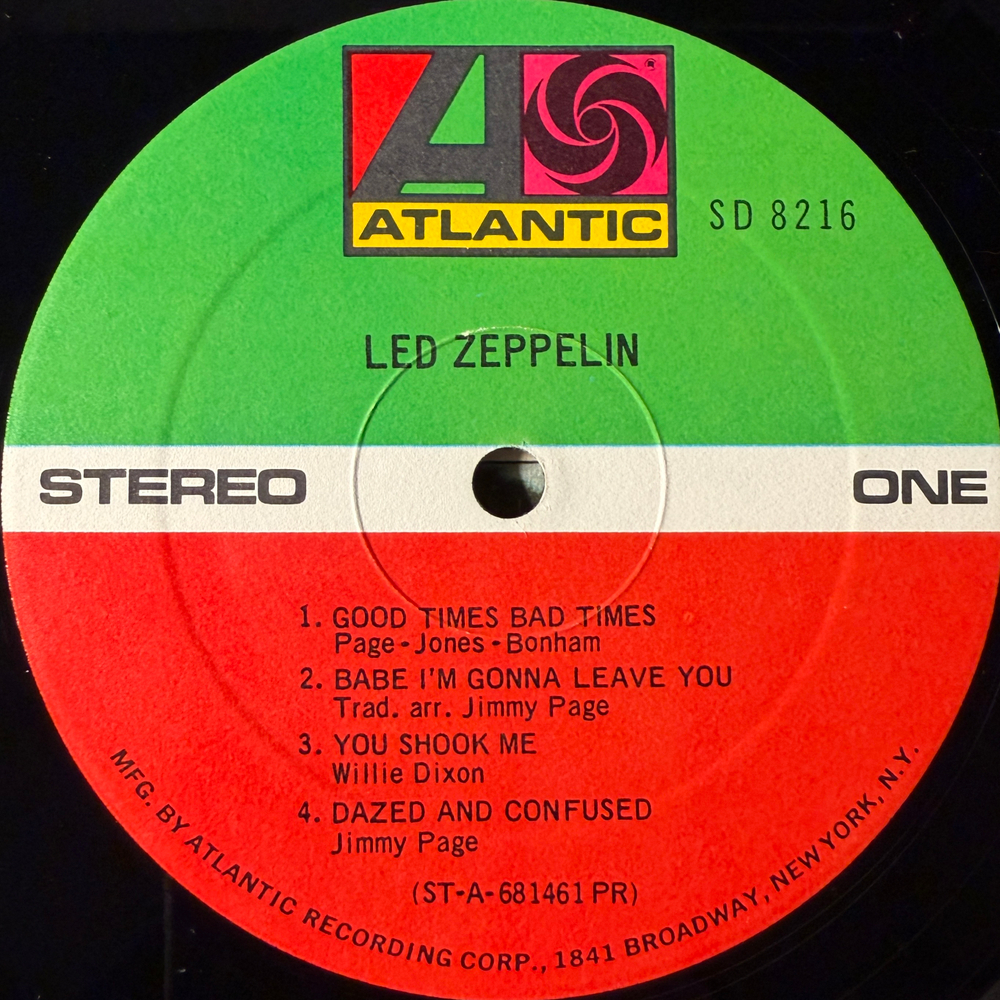 Led Zeppelin ‎– Led Zeppelin (США 1971г.)