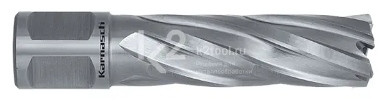 Корончатое сверло Karnasch 18х55 мм, SILVER-LINE RAIL, Weldon 19, арт. 20.1480-018