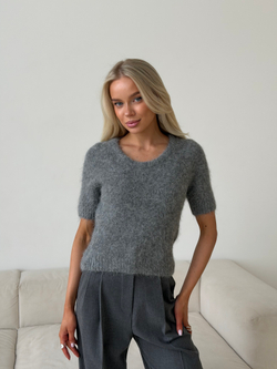 Джемпер Пушистик серый