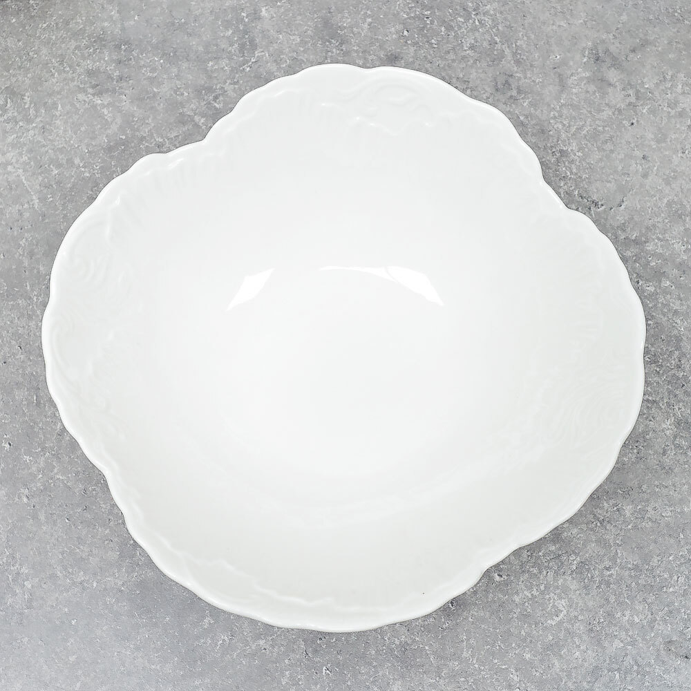 Фруктовница 25,5см на ножке "Аврора", фарфор