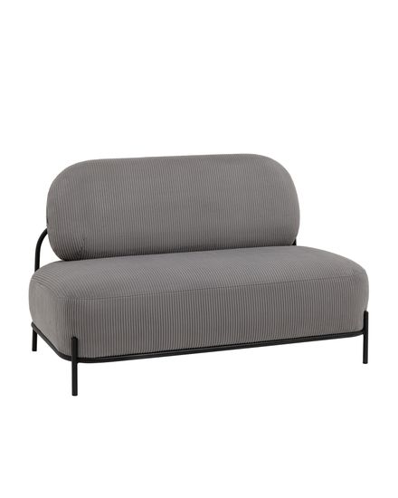 Диван Стоун велюр рельефный светло-серый