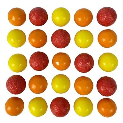 Жевательная резинка 22 мм «Сицилийский апельсин (c начинкой)» 1430 штук