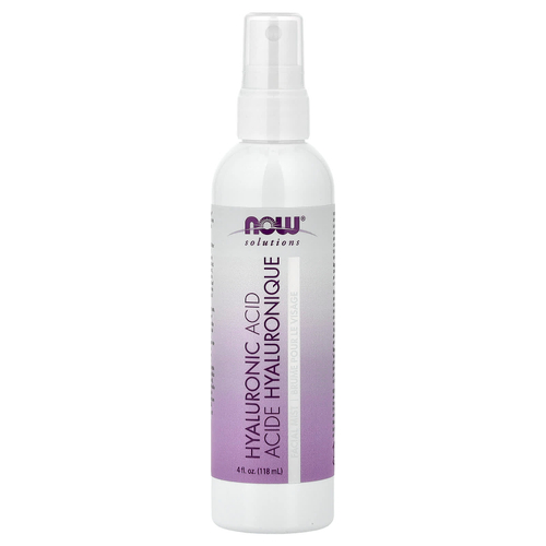 NOW Foods, Solutions, спрей для лица с гиалуроновой кислотой, 118 мл (4 жидк. унции)