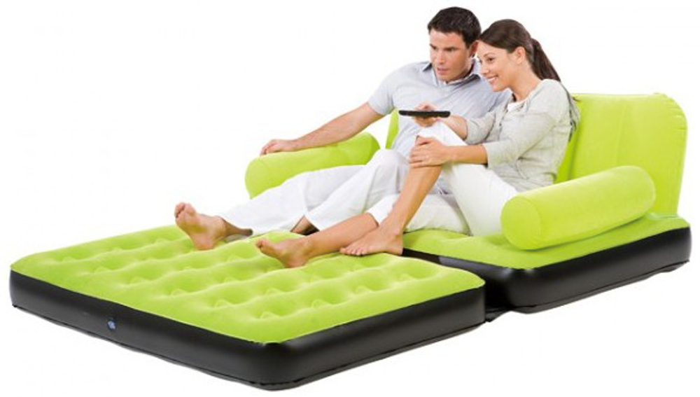 Надувной диван-трансформер, 188х152х64см.