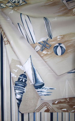 Рогожка Cotonello Eucophare (Котонело Экофарэ) 02 Azul