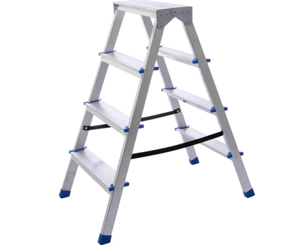 Стремянка оцинкованная двухсторонняя 04 ступени