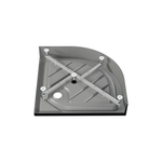 Поддон полукруг 0,9*0,9*0,06 "Classic N"акрил d 90 (каркас+экран) выс.16 см BLACK