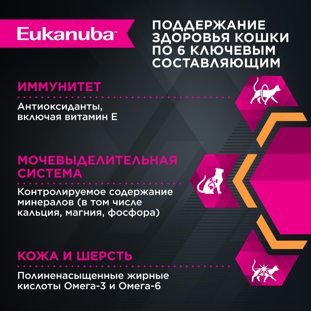 Eukanuba Adult Top Condition влажный рацион с кроликом в соусе для взрослых кошек 85г
