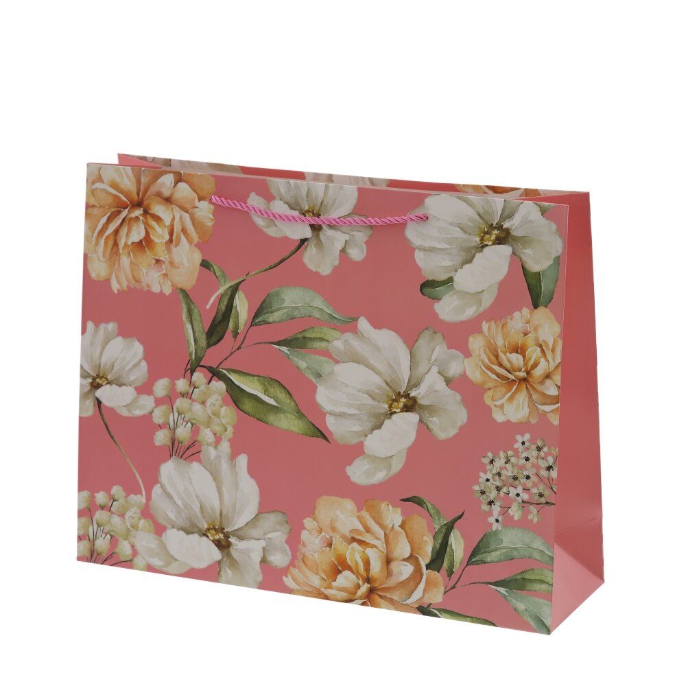 GAEM Пакет подарочный L (бумага 210г/м2, блок микс 12шт), L38,5 W11 H30 см, 4в.