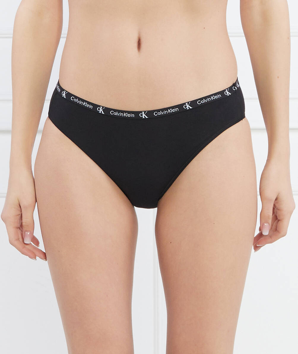 Трусики 2 пары Calvin Klein Underwear - черный(000QD3991E)