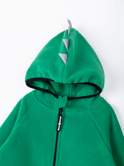 Толстовка флисовая "Дино" зеленый