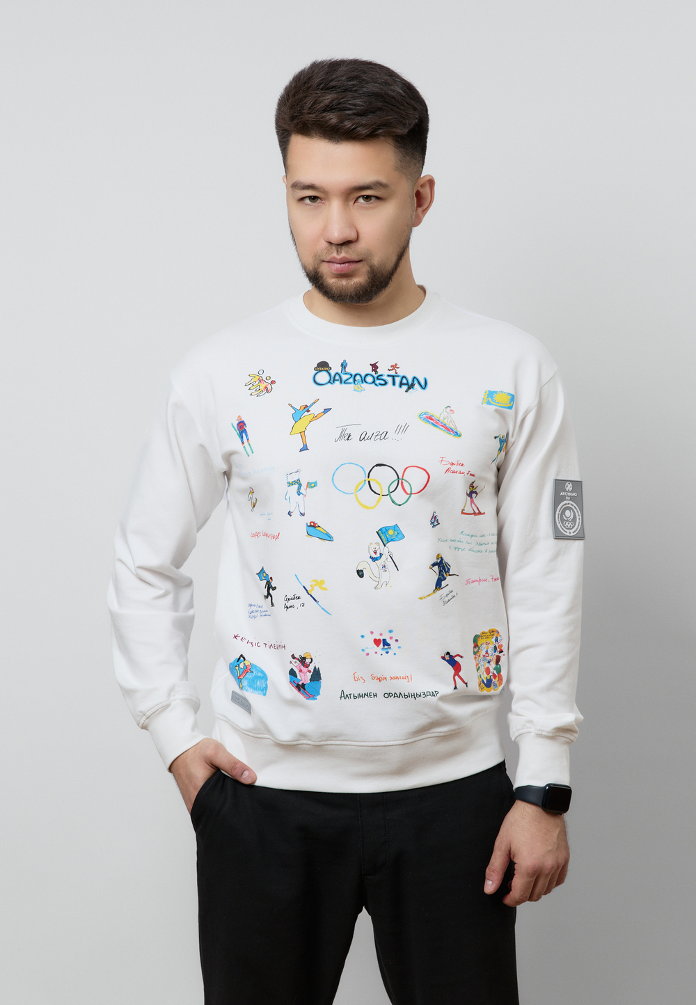 Свитшот OLYMPIC CHILD WHITE