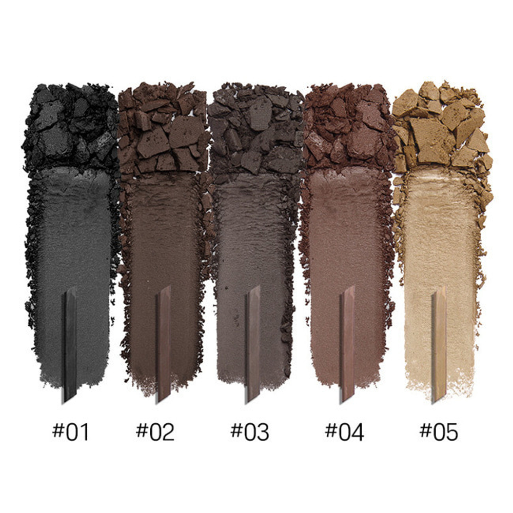 Стойкий авто-карандаш для бровей с щеточкой Ottie Natural Drawing Auto Eye Brow Pencil 02