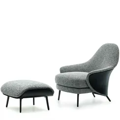 Кресло с оттоманкой Angie