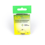 Головка вольфрамовая с прорезью граненая 3.5мм, 0.31гр (5шт. в упаковке)