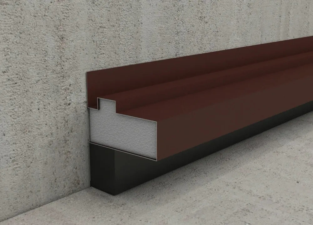 Стартовый отлив для термопанелей, 75×90×2000 мм, оцинкованная сталь