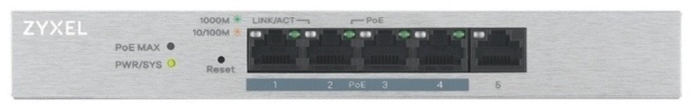 ZyXEL GS1200-5HPv2-EU0101F серебристый