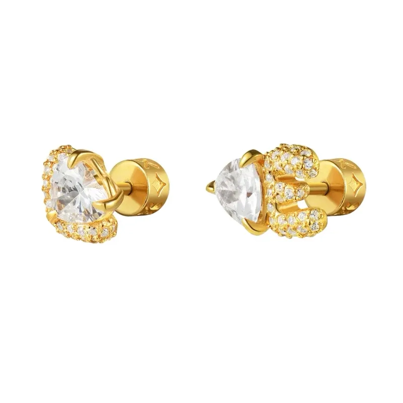 Серьги про Любовь – Золото