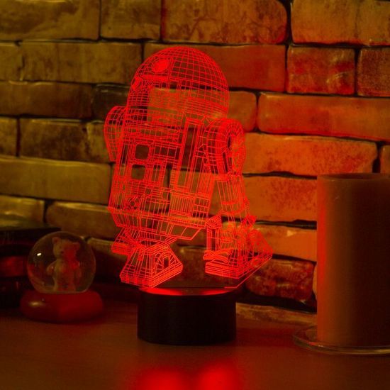 3D лампа из Звездных войн
