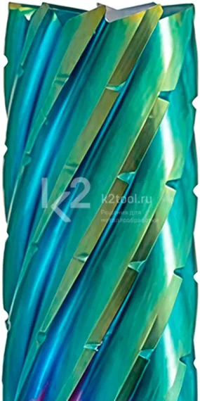 Борфреза твердосплавная Karnasch форма L, 6х18х6х50 мм, насечка HP-3 PRO, покрытие Green-Tec, арт. 11.6098-010