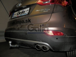 Фаркоп оцинкованный Galia H091C для Hyundai Santa Fe 2012-2018, Kia Sorento 2012-2015, 2015-(паспорт и сертификат в комплекте)(без электрики)