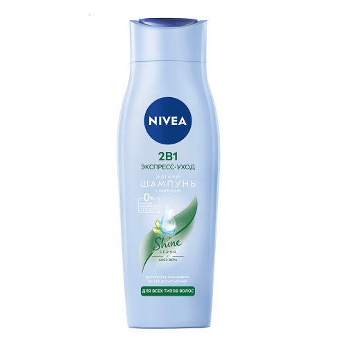 Шампунь+бальзам для волос Nivea Экспресс-уход 2в1, 250мл