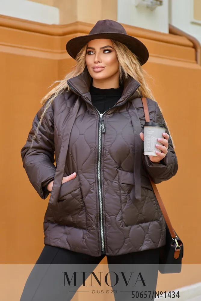 Куртка 1434-шоколадный Minova
