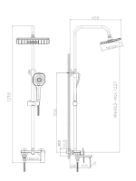 HB24505 Душевая система HAIBA
