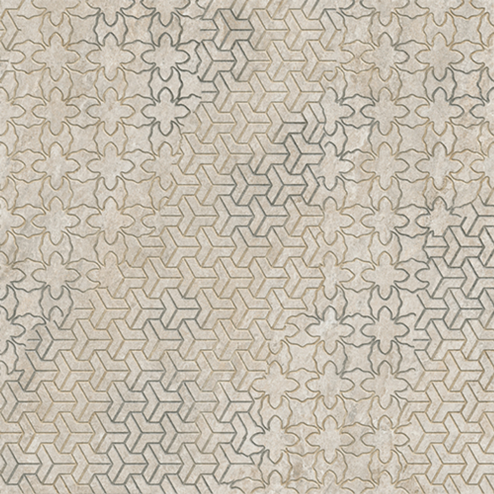 60x60 Quarstone Декор "Пэчворк" R10B