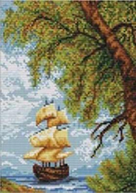 "Парусник"-187 вышивка