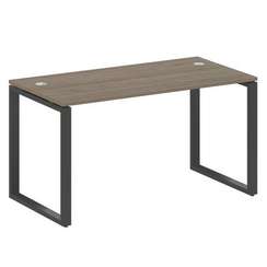 Metal System Стол письменный на О-образном м/к БО.СП-3 Вяз Благородный/Металл Антрацит 1400*720*750